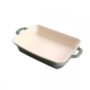 Ceramic rectangular container